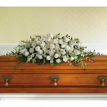 Purity and Peace Casket Spray