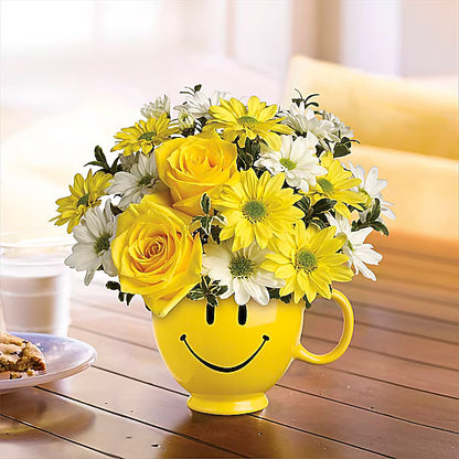 Teleflora's Be Happy® Bouquet with Roses