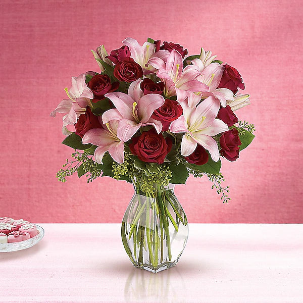 Lavish Love Bouquet with Long Stemmed Red Roses