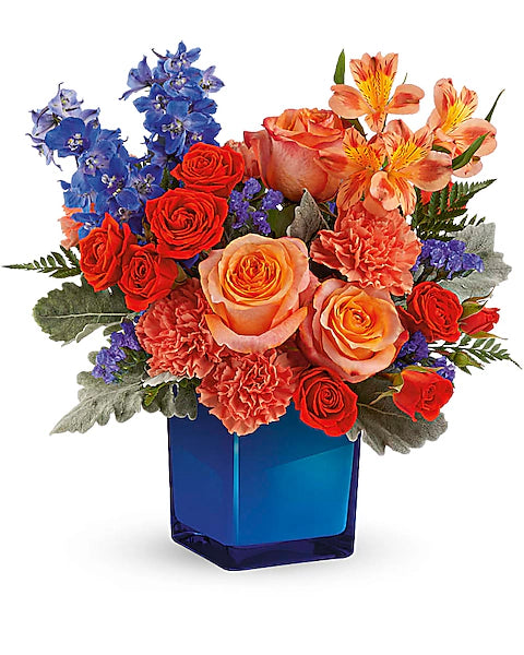 Teleflora's Blue Daydream Bouquet